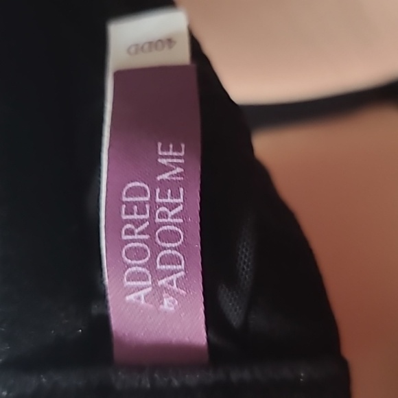 Black lace bra Adored by Adore Me 40dd - Picture 3 of 4